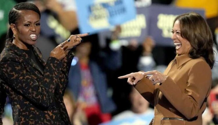 Harris with Obama